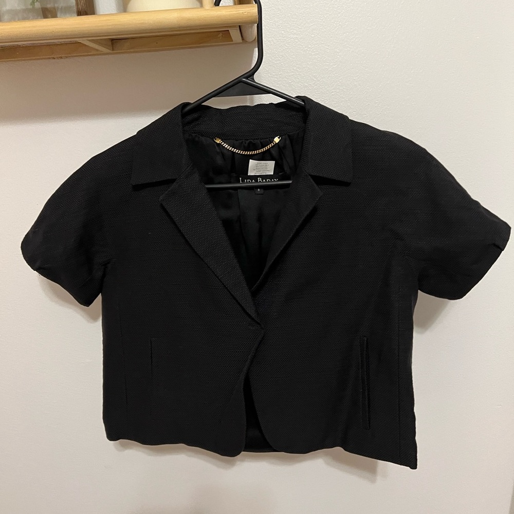Cropped Blazer Top